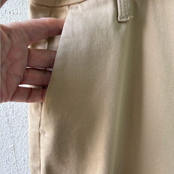 NYDJ Relaxed Trouser Fray Hem Size 18 Tan Lift Tuck Technology NWT Nautical - Picture 5 of 16